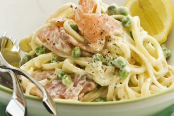 Лингвини с индейкой и вялеными томатами